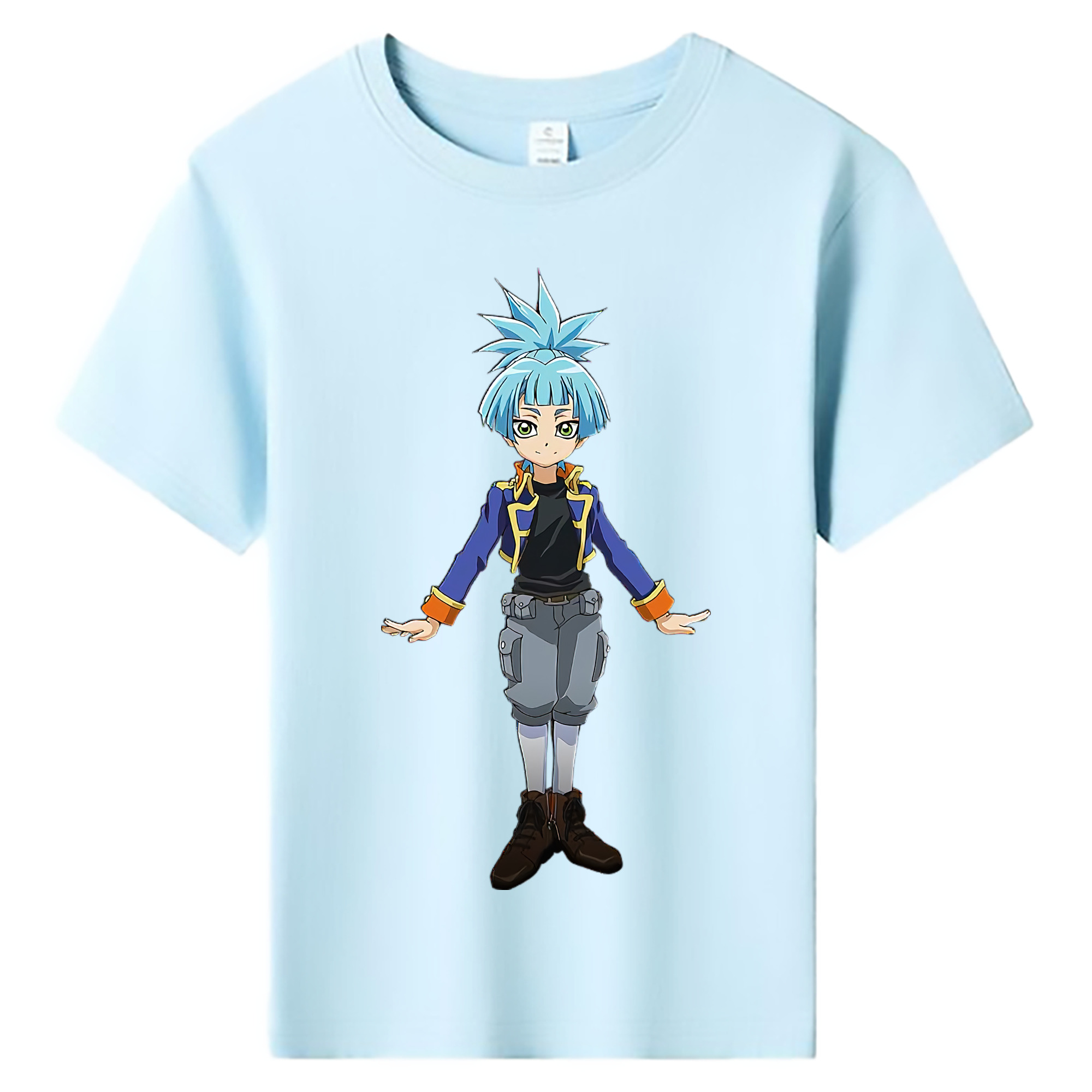 （画像用） 遊☆戯☆王 Yu-Gi-Oh! 綿100％キッズTシャツ（フロントプリント）